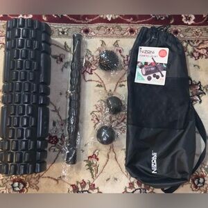 5-IN-1 DEEP TISSUE FOAM ROLLER SET